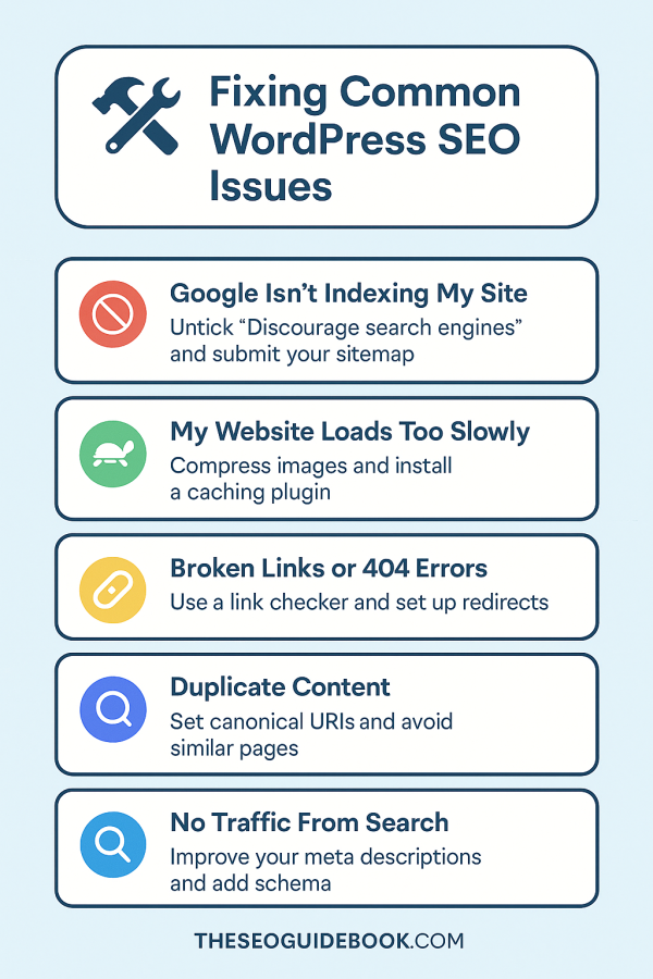 Fixing Common WordPress SEO Issues Fixing Common WordPress SEO Issues