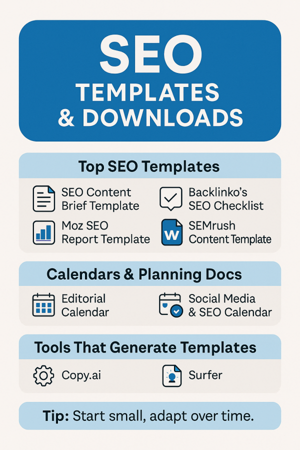 SEO Templates & Downloads SEO Templates & Downloads