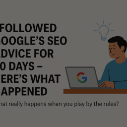 I Followed Google’s SEO Advice for 30 Days – Here’s What Happened